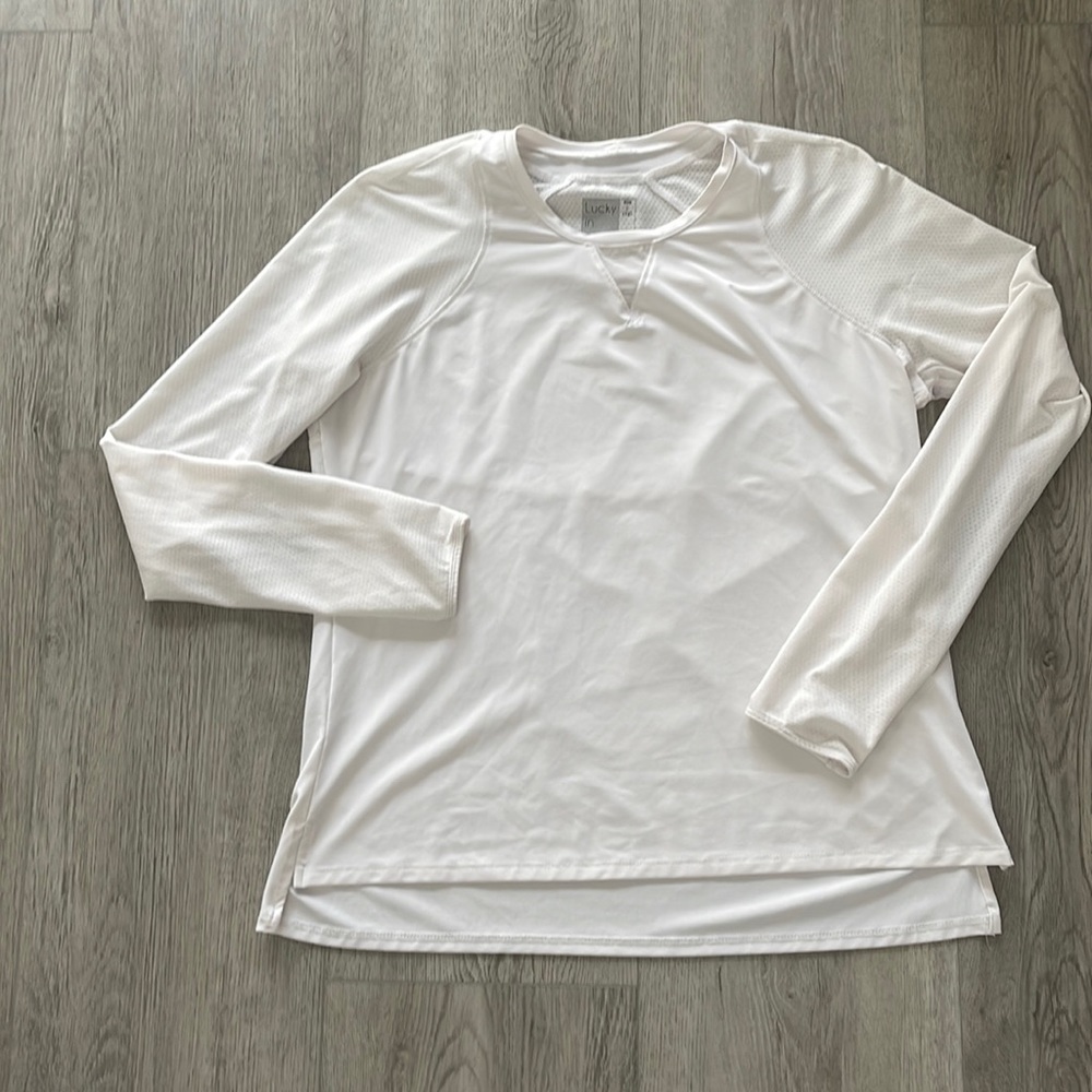 Lucky in Love Dri-fit Top size Large NWOT